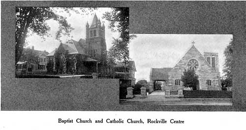 Baptist Church and Catholic Church, Rockville Centre
